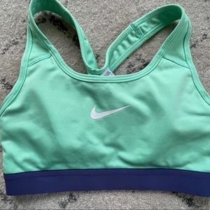nike teal sports bra